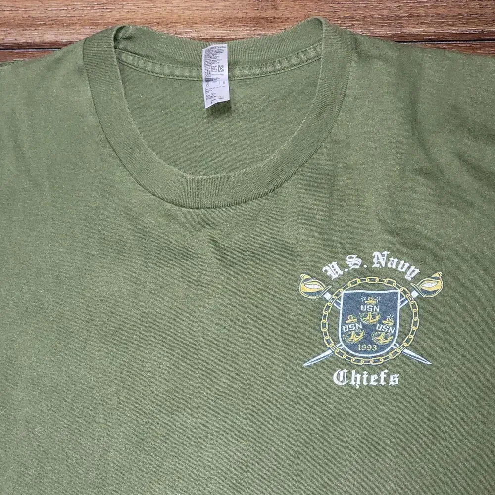 U.S. Navy Chiefs Green Unisex Tee 